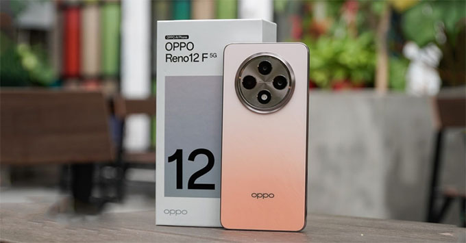 Oppo Reno 12F 5G 256GB được thiết kế bắt mắt