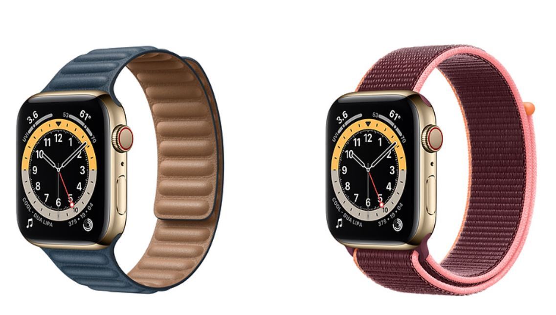  Apple Watch series 6 màu vàng (nhôm hoặc thép không gỉ)