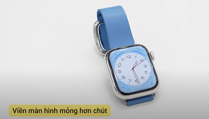 Apple Watch Series 8 có cạnh viền mỏng hơn, đẹp mắt hơn