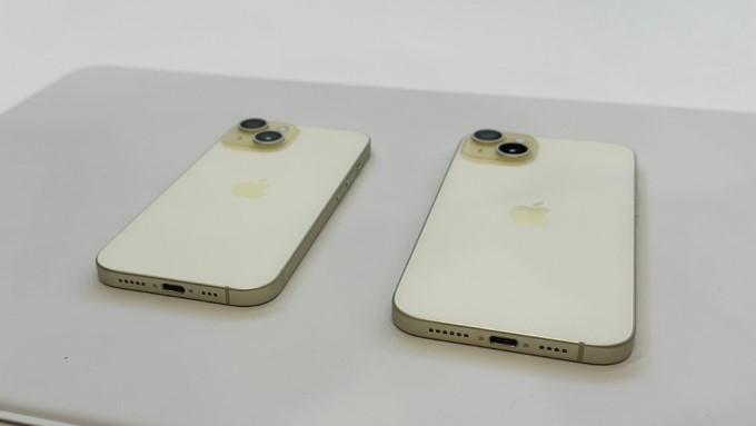 Trên tay màu sắc mới của iPhone 15 và iPhone 15 Plus