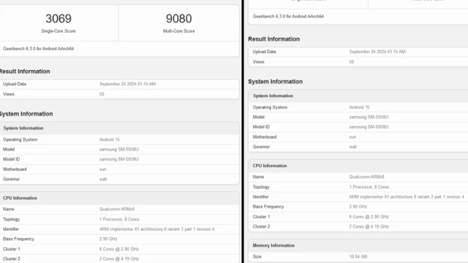 Điểm số Geekbench của chipset Snapdragon 8 Gen 2 