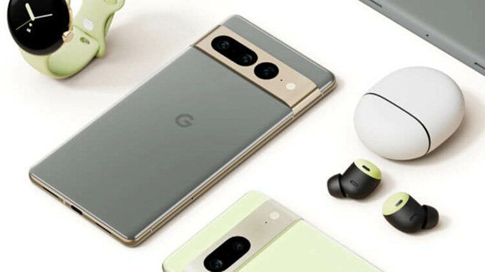 Google Pixel 7 Pro trong màu sắc Hazel