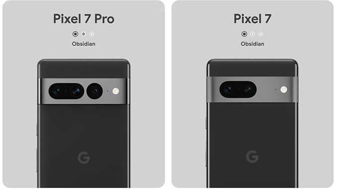 Google Pixel 7 Pro trong màu sắc Obsidian