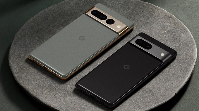 Google Pixel 7 cũng được sở hữu một màu xám đen phù hợp hơn với phần màu sắc ở mặt lưng