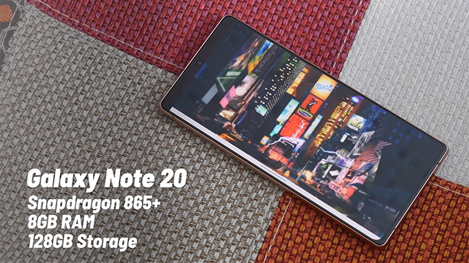 Note 20 khi sở hữu cấu hình mạnh mẽ hơn với Snapdragon 865+