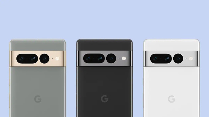 Các màu sắc trên Google Pixel 7 Pro