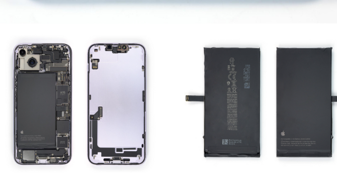 Tháo mặt sau sửa chữ pin thuận tiện cho iPhone 14 Plus