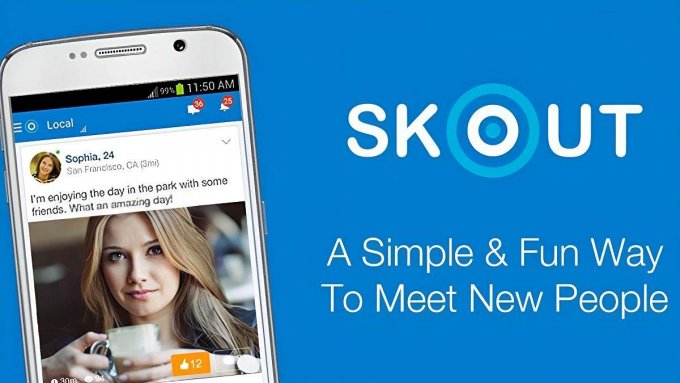 SKOUT hỗ trợ người dùng gặp gỡ và kết bạn với người dùng quốc tế