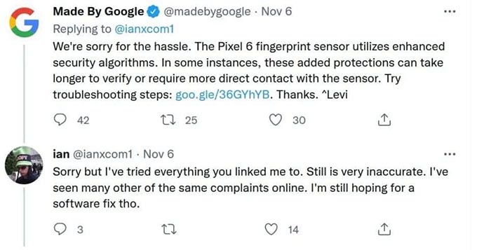 Google: Cảm biến vân tay trên Pixel 6 series chậm là chuyện bình thường