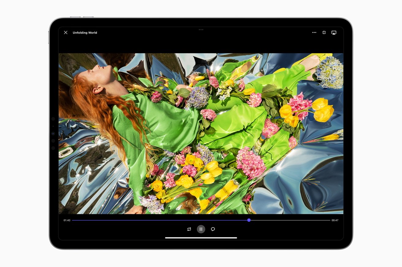 Apple iPad Pro M2 có camera 4K sắc nét