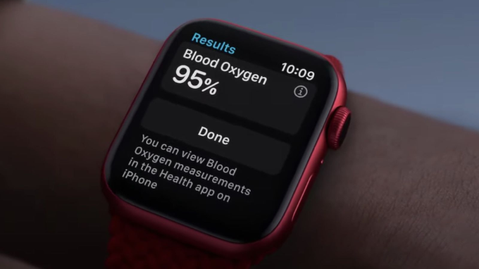 Apple Watch đo nồng độ oxy trong máu