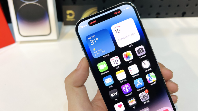 Dynamic Island trên iPhone 14 Pro độc đáo