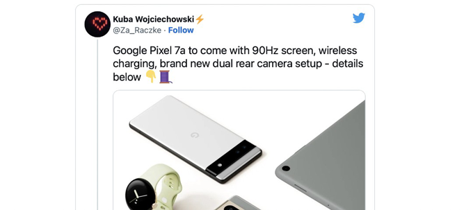 Google Pixel 7a vừa được cho là một bước nhảy vượt bậc 