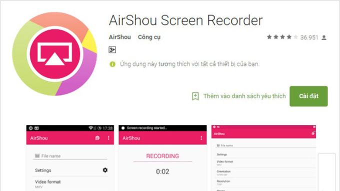 quay màn hình iPhone bằng ứng dụng AirShou bước 1