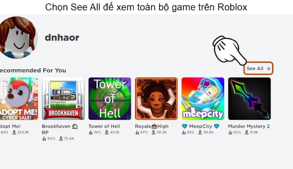 Mẹo điều khiển cơ bản khi chơi Roblox trên máy tính