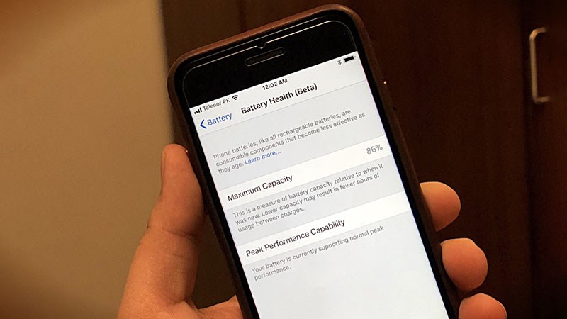 Cách kiểm tra khi iPhone cũ dung lượng pin