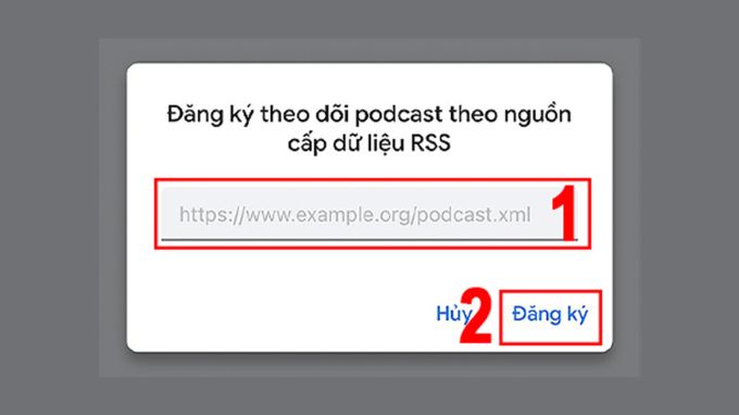 sử dụng google podcast