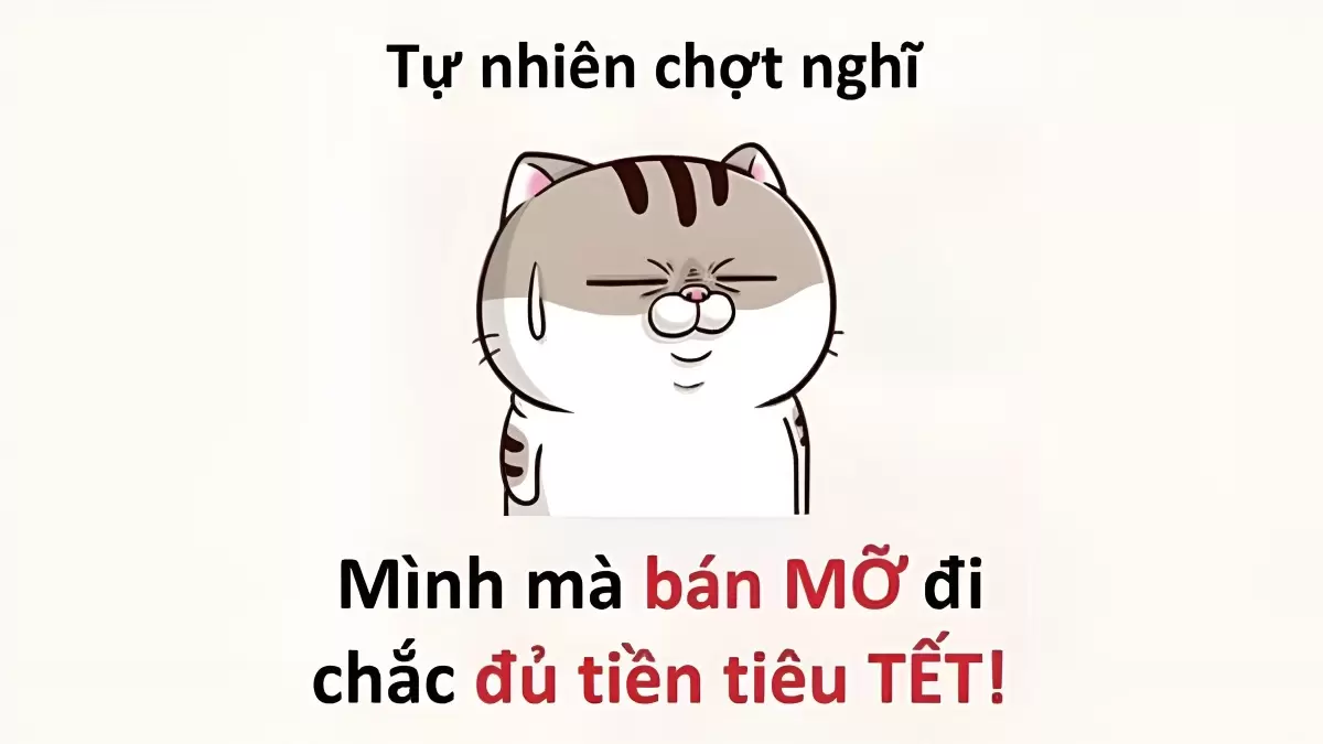 Ảnh meme Tết bạn bè vui nhộn