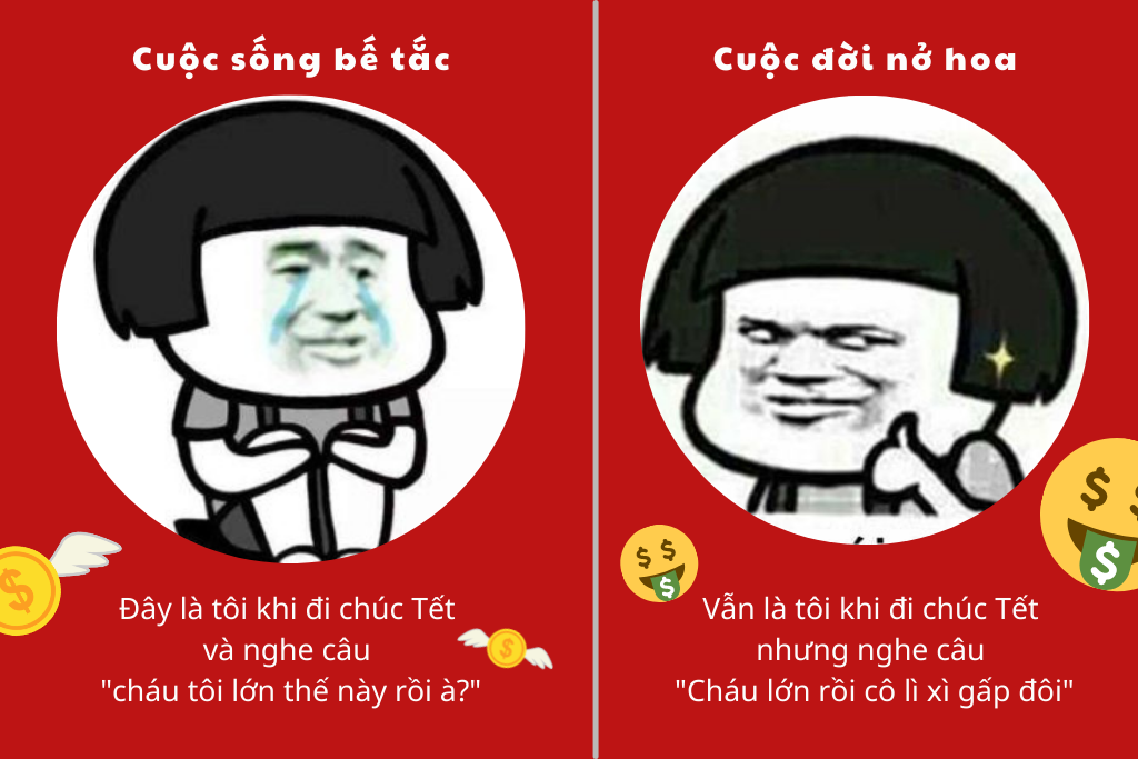 Ảnh meme Tết chúc tết câu chúc