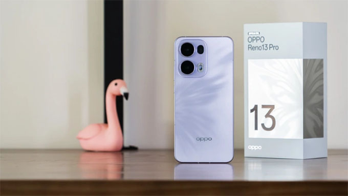 Oppo Reno 13 Pro 5G tự hào có thiết kế tuyệt đẹp