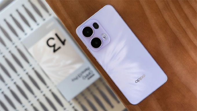 Oppo Reno 13 Pro có thiết kế nhôm kính cao cấp