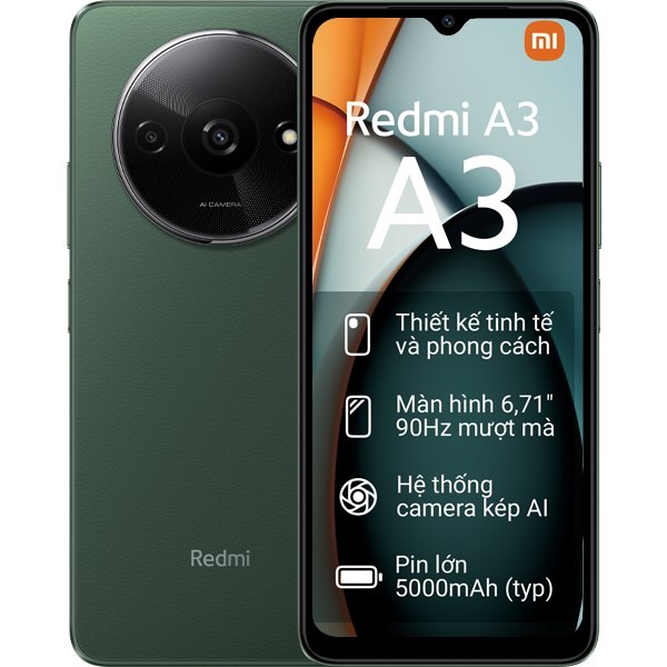 Xiaomi Redmi A3 3GB|64GB (Chính Hãng)