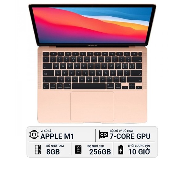 MacBook Air 2020 13 inch (Apple M1/8GB/256GB) giá tốt TP.HCM